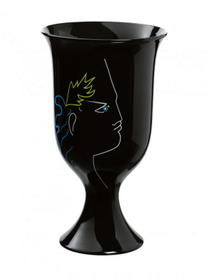 Footed vase