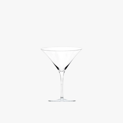 Hand-Blown Crystal Martini Glass