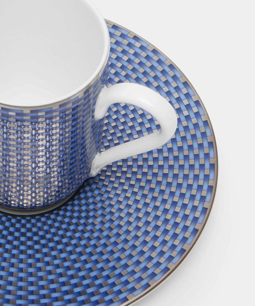 ''Trésor Bleu'' Gift box for 2 expresso cups and saucers | Raynaud - Image 3