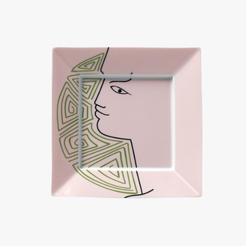 “Jean Cocteau” Square trinket tray | Raynaud