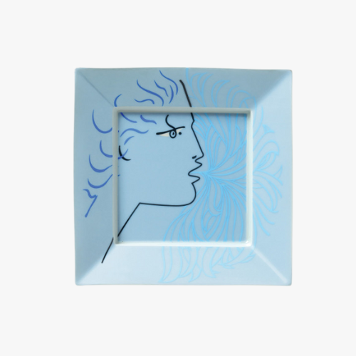 “Jean Cocteau” Square trinket tray | Raynaud