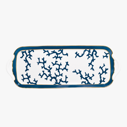 ”Cristobal Rouge” Long cake serving plate | Raynaud
