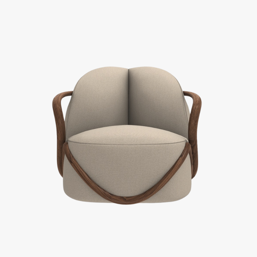 Hug armchair | Giorgetti